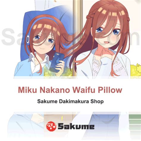 Buy Miku Nakano Waifu Pillow 5toubun No Hanayome Body Pillow Sakume