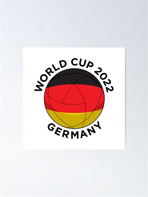 Germany World Cup 2022 Black Text Poster For Sale By Studio 72