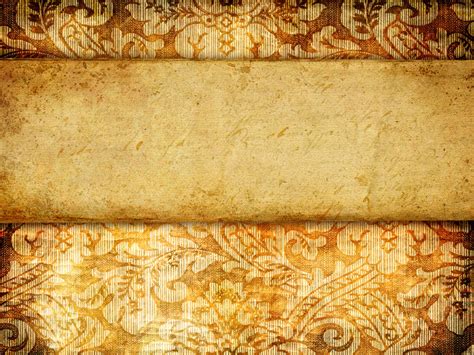 Antique Paper Frame Backgrounds Vintage Background For Powerpoint