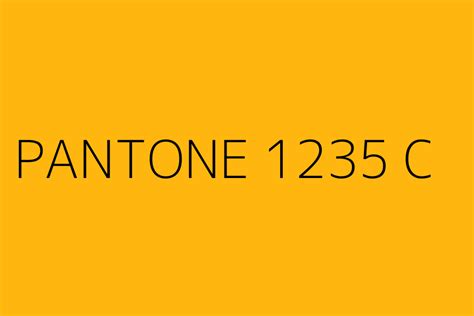 Pantone 1235 C Color Hex Code