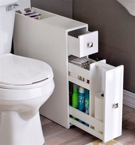 This bathroom cabinet provides a great storage solution by fitting into narrow spaces, keeping toiletries nearby but hidden behind a closed door to help keep your bathroom tidy and clean. Narrow Bathroom Cabinet Storage Drawer SMALL Bath ...