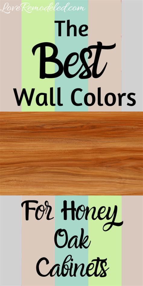 Use a complementary color from the color wheel to neutralize the soft yellow and orange hues of honey oak. Wall Colors for Honey Oak Cabinets | Honey oak cabinets ...