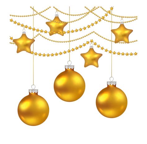 Free Gold Christmas Ornaments Png Download Free Gold Christmas