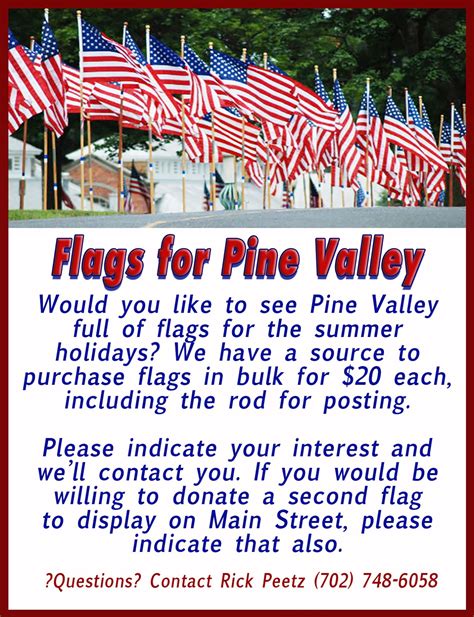 Pine Valley Blog Flags For Pine Valley Address For Payment