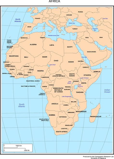 Map Of Africa With Countries And Capitals Awesome Free New Photos