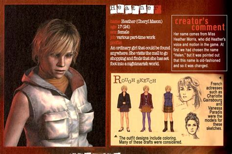 Silent Hill Fact Hub On Twitter Sh3 Finishing This Trilogy Of Character Profiles Here Are