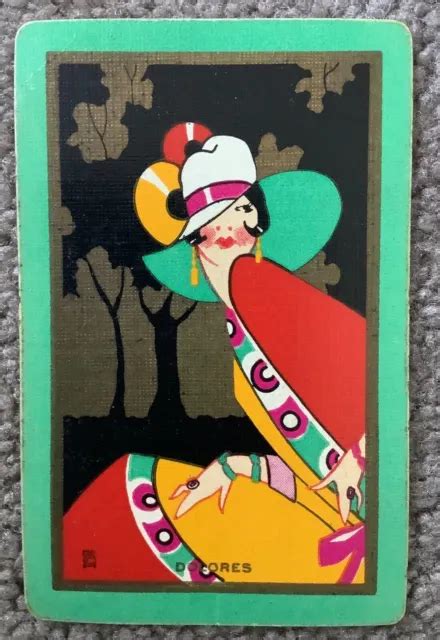 Vintage Swap Playing Cards Us Narrow Named “dolores” 259 Picclick