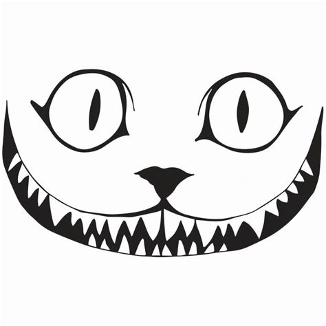 Cheshire Cat Silhouette At Getdrawings Free Download