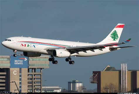 Airbus A330 243 Middle East Airlines Mea Aviation Photo 4805569