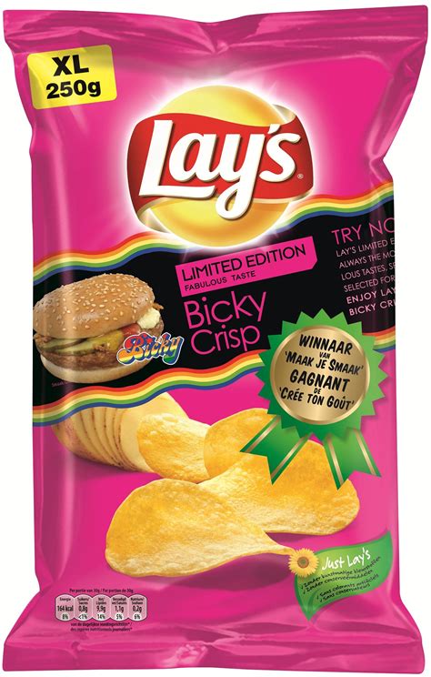 Lays Bicky Crisp Flavor Lays Chips Flavors Weird Snacks Brussel