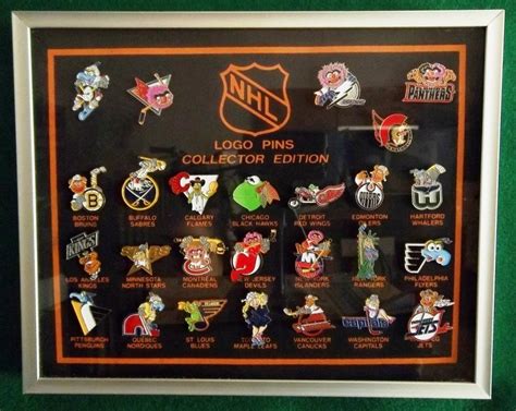 Get Your Hockey Muppet On With Rare Complete Set Of Nhl Team Pins