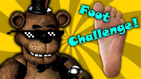 Five Nights At Freddys Foot Challenge Youtube