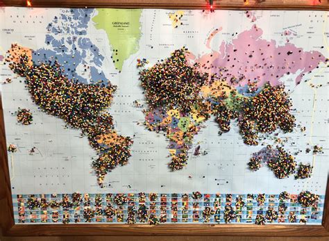 The Most Complete Tourist Pin Map I Have Ever Seen Rpics
