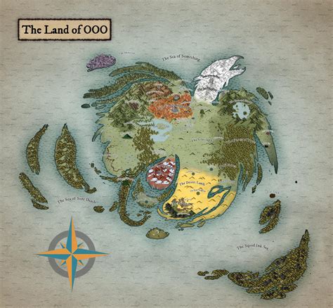 Map Of The Land Of Ooo Recreated In Wonderdraft City Locations Inferred From The Show And The