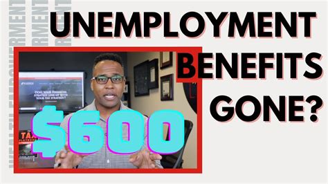 600 Weekly Unemployment Benefits Gone July 31 Stimulus Update Youtube