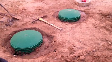 24 inch worked for our system but 20 is another common diameter. How To Install Septic Tank Risers DIY Using Tuf-Tite Risers - YouTube