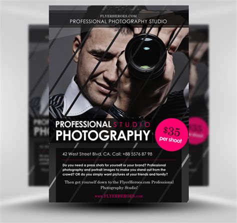 16 Photography Ad Templates Images Photography Flyer Template