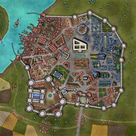 Fantasy City Maps Ideas Fantasy City Map Fantasy City City Maps My