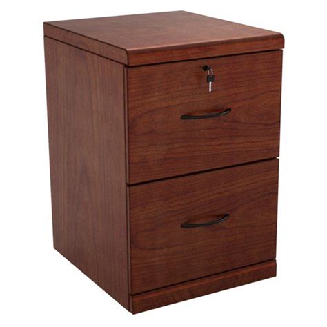 Luoyang shuangbin office furniture co.ltd. 2 Drawer Vertical Wood Lockable Filing Cabinet, Cherry ...