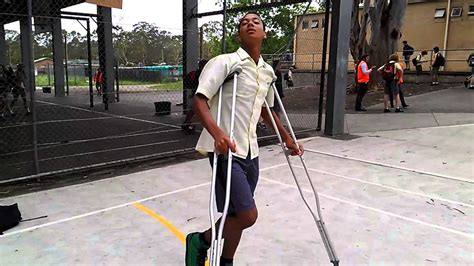 Jamesharrybeatz Black Man On Crutches Chillin Youtube