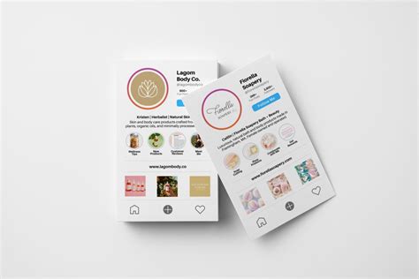 Card templates business cards things to come mini prints instagram lipsense business cards card holiday cards christmas cards email icon minimalist business cards facebook instagram. Free Instagram Business Card Templates for Etsy Sellers ...