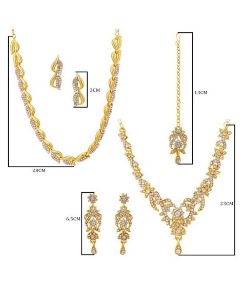 Sukkhi Alloy Golden Collar Contemporary Fashion 18kt Gold Plated