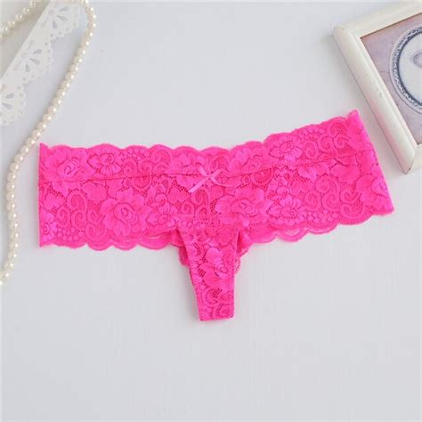 Ixuejie Amazing Women G String Sexy Underwear Lace Briefs Panties