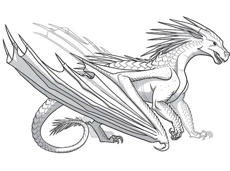 Wings Of Fire Dragon Coloring Sheets Coloring Pages