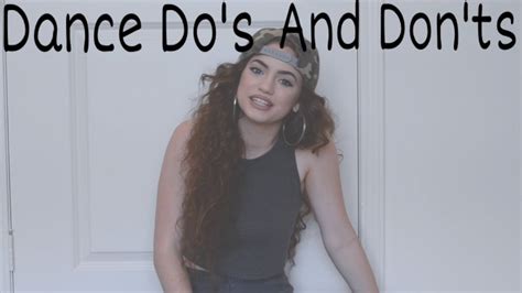 Dance Dos And Donts Dance 101 Dytto Youtube