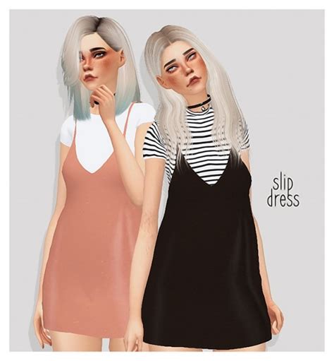 Pure Sims Slip Dress Sims 4 Downloads