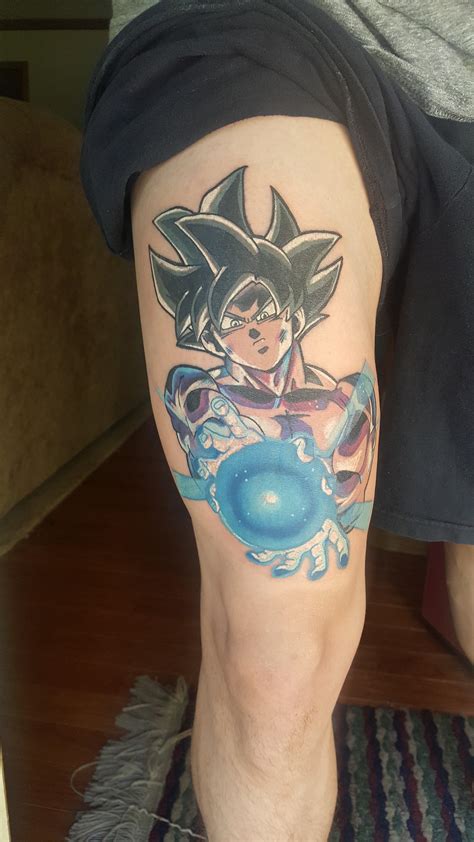 Thought You Guys Might Enjoy My Ui Goku Tattoo Rdbz