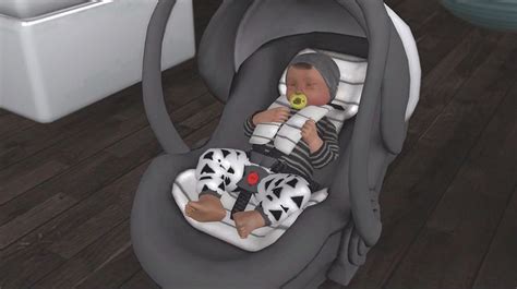 Ts3 Tumblr Newborn Car Seat Sims Baby Sims 4 Sims 4 Toddler