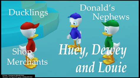 Huey Dewey And Louie All Cutscenes Kingdom Hearts Series The Movie
