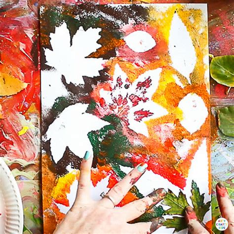Autumn Leaf Painting Autumn Leaves Art Fall Art Projects Kids Art