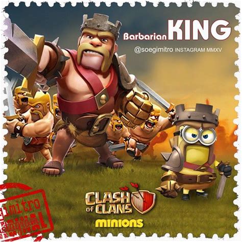 Clash Of Clans Minions ~ Barbarian King Clsh Of Clans Loom Band