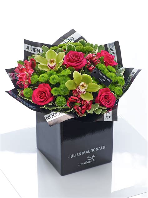 Julien Macdonald Vibrant Orchid and Rose Hand-tied | Online flower shop, Julien macdonald 