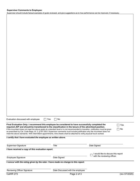Form Calhr273 Fill Out Sign Online And Download Fillable Pdf