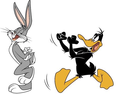 Bugs Bunny With Daffy Duck