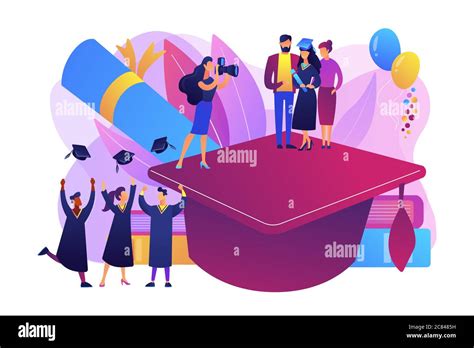 Graduation Concept Vector Illustration Stock Vector Image And Art Alamy