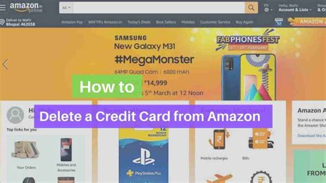 Click on your account and scroll down till you see the manage payment options. How to Delete Credit Card from Amazon - Waftr.com