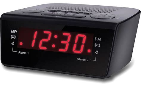Coby Cbcr 102 Blk Black Digital Alarm Clock Amfm Radio 20 Am And Fm