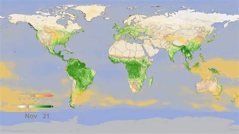 Watching The Earth Breathe A Visualization Of Seasonal Vegetation And