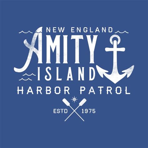 Amity Island Shark Harbor Patrol Jaws T Shirt Teepublic
