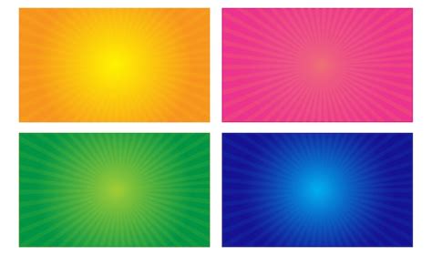 Premium Vector Colorful Set Of Pop Sunrays Gradients