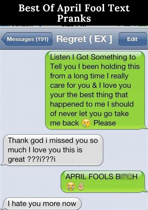 Good April Fools Jokes Through Text Freeloljokes