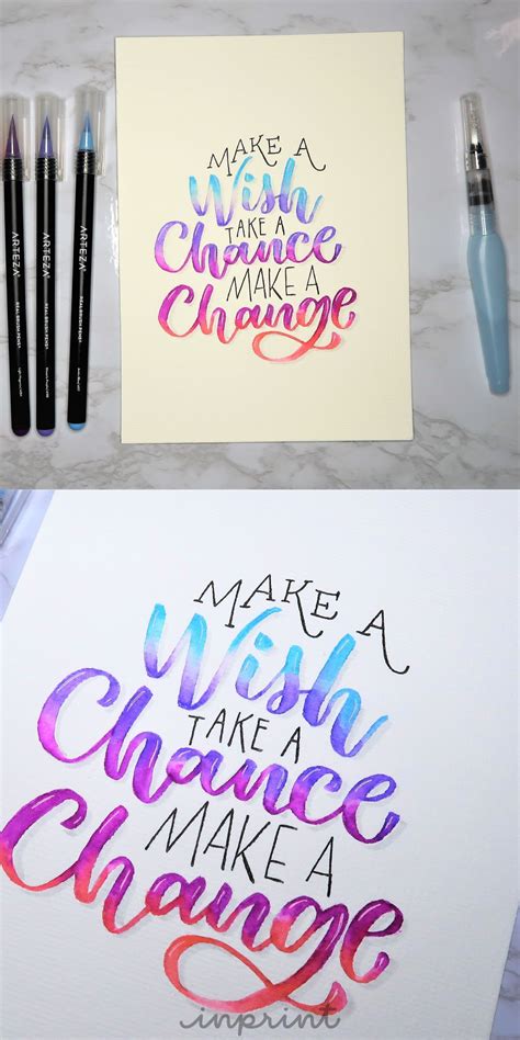 Brush Lettering Brush Pen Lettering Brush Lettering Quotes Hand