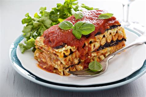 Voluptuous Roasted Vegetable Vegan Lasagna With Puttanesca Sauce