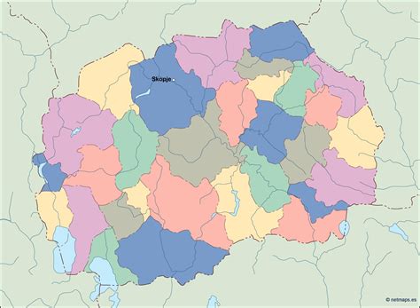 Macedonia Vector Map Illustrator Vector Eps Maps Eps Illustrator Map