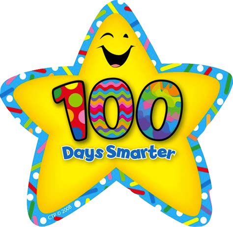 100 Day Of School Stickers Clipart Full Size Clipart 5422529