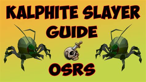 The kalphiscarabeinae) are a species that resemble a mix of scarabs and cockroaches. Kalphite Slayer Task Guide - 70k/Hr | Oldschool Runescape OSRS - YouTube